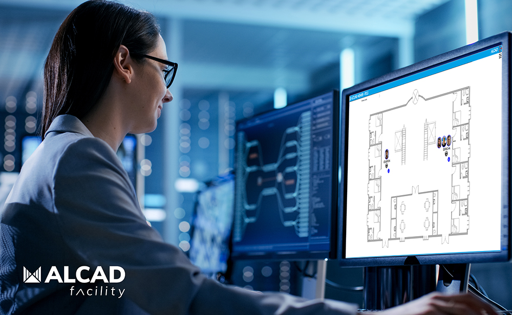 ALCAD RTLS system: positioning solution to identify, track, protect and manage objects and people