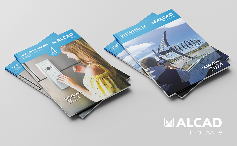 ALCAD Home: nuevos catálogos y tarifas Door Entry Systems y Multimedia-TV para el año 2024